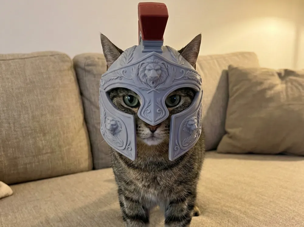 Capacete Espartano Felino
