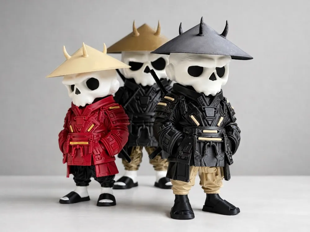 Bonecos Skulls - Samurai